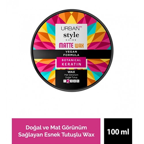 Urban Care Style Guide Doğal ve Mat Görünüm Sağlayan Wax 100 ml