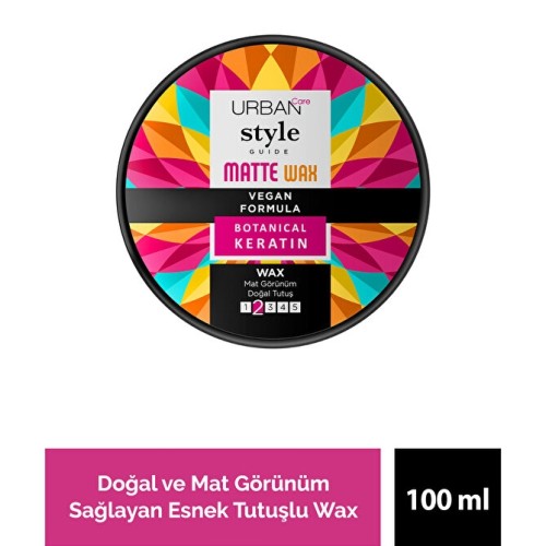 Urban Care Style Guide Doğal ve Mat Görünüm Sağlayan Wax 100 ml