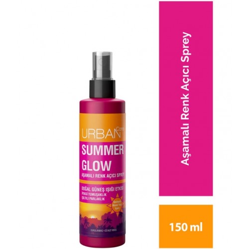 Urban Care Summer Glow Aşamalı Kalıcı Renk Açıcı Saç Spreyi 150 ml