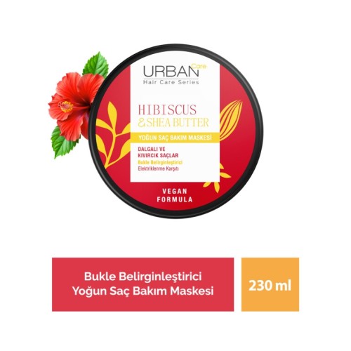 Urban Care Twisted Curls Hibiscus Özel Yoğun Saç Bakım Maskesi 230 ml