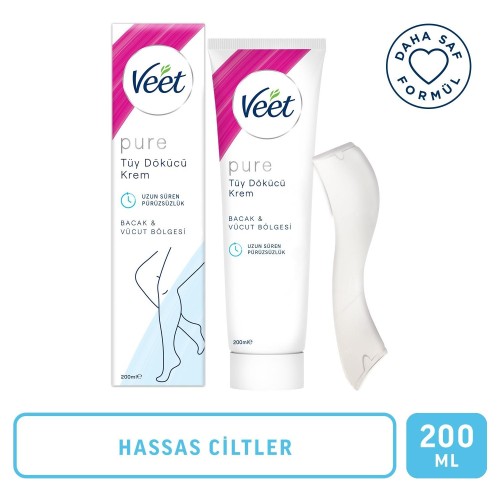 Veet Pure Tüy Dökücü Krem Hassas Ciltler 200 ML