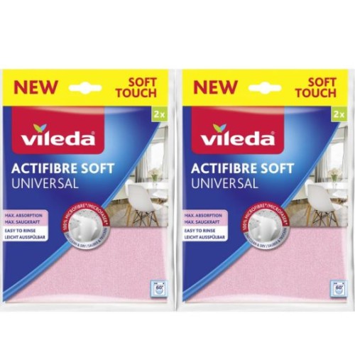 Vileda Actifibre Temizlik Bezi 2 li x 2 Adet