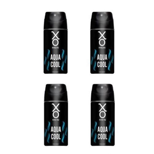 Xo Aqua Cool Men Deodorant 150 ml x 4 Adet