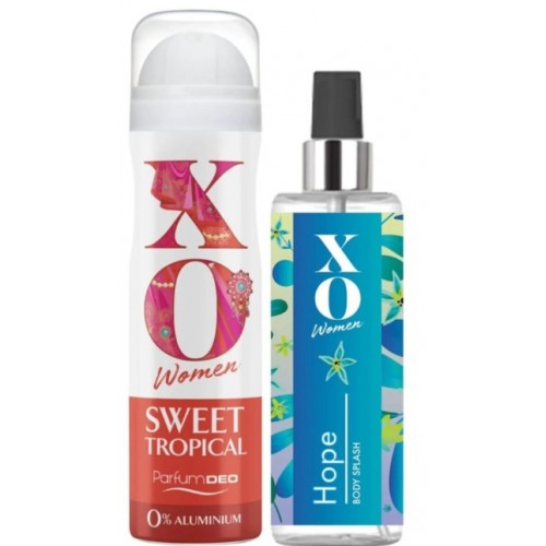 Xo Sweet Tropical Women Deodorant 150 ml + Xo Hope Vücut Spreyi 150 ml