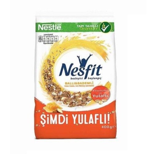 Nestle Nesfit Ballı Bademli Mısır Gevreği 400 gr x 3 Adet