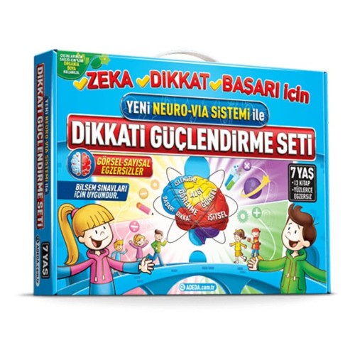 Adeda Dikkati Güçlendirme Seti (7 Yaş) - Osman Abalı