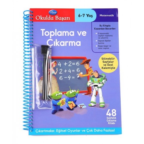 Disney Okulda Başarı Toys Toplama ve Çıkarma 6-7 Yaş - Kolektif