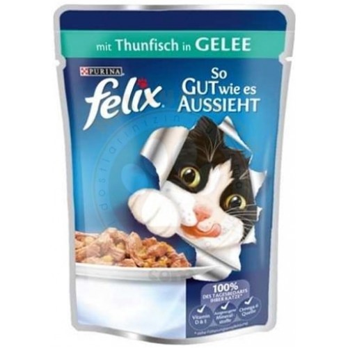 Felix Pouch Ton Balıklı Yaş Kedi Maması 100 gr