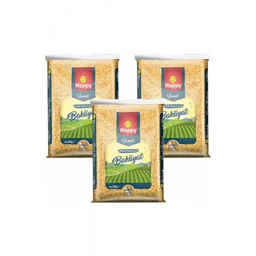 Happy Sweet Pilavlık Bulgur 1 Kg x 3 Adet