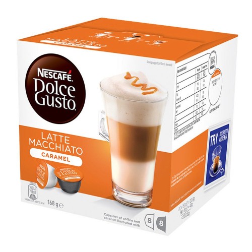 Nescafe Dolce Gusto Coffee Caramel Latte Macchiato 16 Kapsül