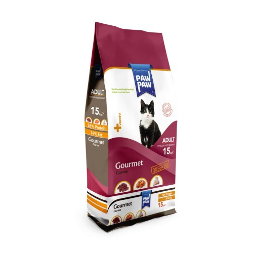 Paw Paw Gourmet Gurme Yetişkin Kedi Maması 15 Kg