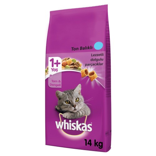Whiskas Kuru Yetişkin Ton & Sebze Kedi Maması 14 kg