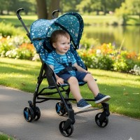 Maxi Taxi Cosmos Baston Bebek Arabası -Mavi