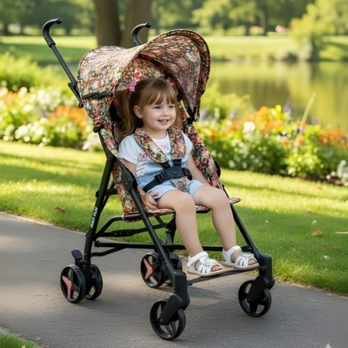 Maxi Taxi Cosmos Baston Bebek Arabası -Pembe