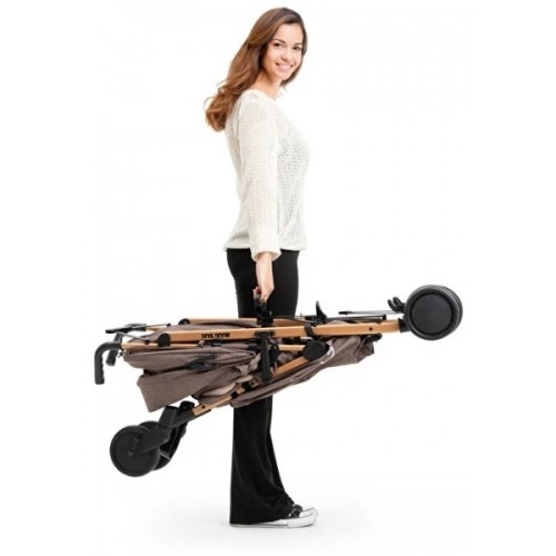 Maxi Taxi Floki Tam Yatar Baston Bebek Arabası - Kahve Maxi Taxi Floki Tam Yatar Baston Bebek Arabası - Kahve