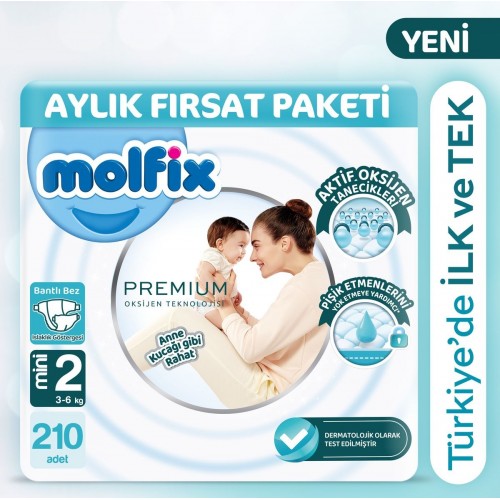 Molfix Premium Fırsat Paketi 2 No 70 li x 3 Adet