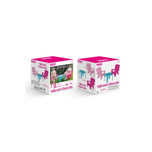 Dolu Unicorn Masa ve 2 li Sandalye Seti 2503 Dolu Unicorn Masa ve 2 li Sandalye Seti 2503