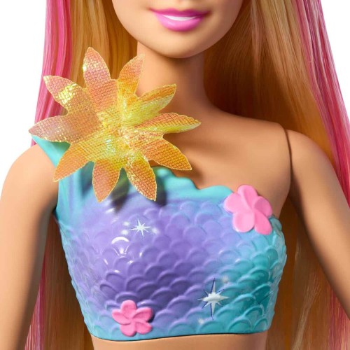 Barbie Büyülü Çiçekler Deniz Kızı Bebeği JDM72