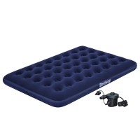 Bestway 67287 Çift Kişilik Şişme Yatak Elektrikli Pompalı 191x137x22cm