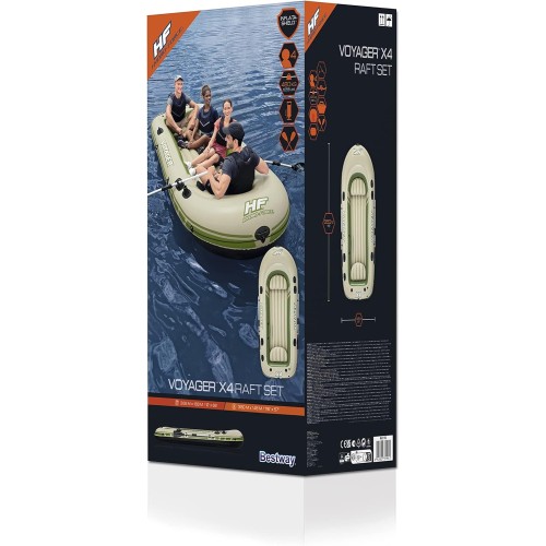 Bestway 65156 350x145 cm Voyager X4 Şişme Bot Bestway 65156 350x145 cm Voyager X4 Şişme Bot