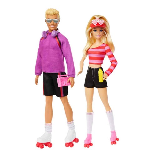 Barbie ve Ken Fashionistas 65. Yıl 2 li Parti Bebekleri HXK90 Barbie ve Ken Fashionistas 65. Yıl 2 li Parti Bebekleri HXK90