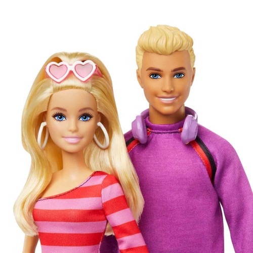 Barbie ve Ken Fashionistas 65. Yıl 2 li Parti Bebekleri HXK90 Barbie ve Ken Fashionistas 65. Yıl 2 li Parti Bebekleri HXK90