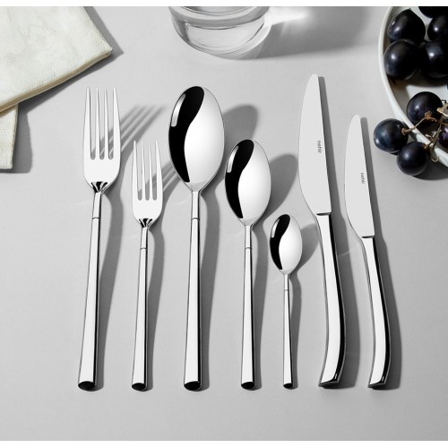 Nehir Elegance Sade 12 Kişilik 84 Parça Kutulu Çatal Kaşık Bıçak Takımı