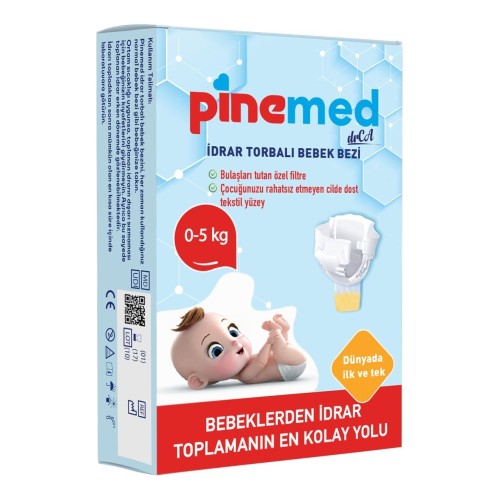 Pinemed İdrar Torbalı Bebek Bezi 0-5 kg Small 2 Adet Pinemed İdrar Torbalı Bebek Bezi 0-5 kg Small 2 Adet