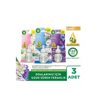 Airwick Elektrikli Oda Kokusu Yedek Yasemin+Orkide+Lavanta 19mlx3 Adet