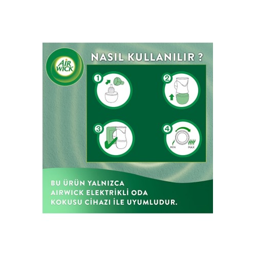 Airwick Elektrikli Oda Kokusu Yedek Yasemin+Orkide+Lavanta 19mlx3 Adet