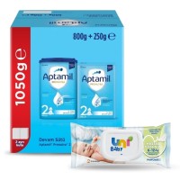 Aptamil 2 Pronutra Devam Sütü 1050 gr (Islak Mendil Hediyeli)