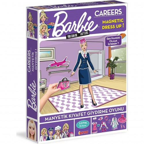 Diy-Toy Barbie Dress Up Career - Manyetik Kıyafet Giydirme Oyunu Diy-Toy Barbie Dress Up Career - Manyetik Kıyafet Giydirme Oyunu