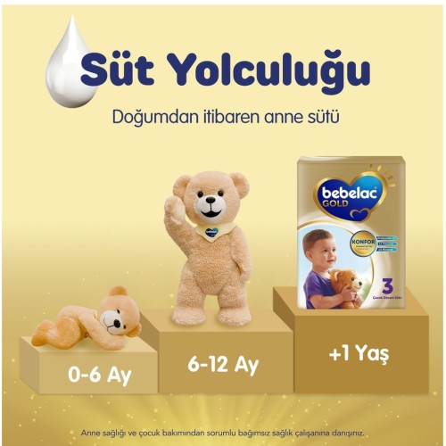 Bebelac Gold 1 Bebek Sütü 800 gr x 3 Adet