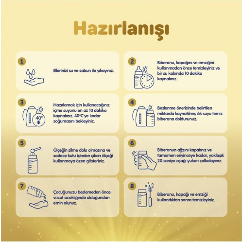 Bebelac Gold 3 Devam Sütü 800 gr x 3 Adet