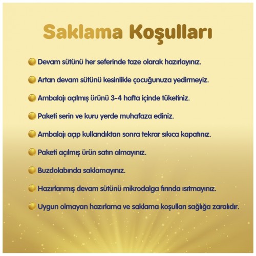 Bebelac Gold 3 Devam Sütü 800 gr x 3 Adet