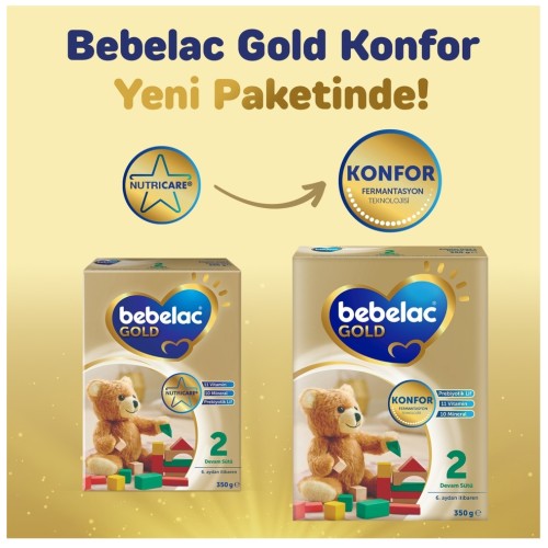 Bebelac Gold 2 Devam Sütü 800 gr Bebelac Gold 2 Devam Sütü 800 gr