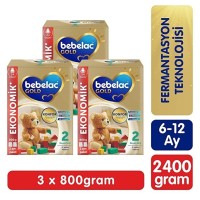 Bebelac Gold 2 Devam Sütü 800 gr x 3 Adet
