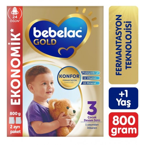 Bebelac Gold 3 Devam Sütü 800 gr
