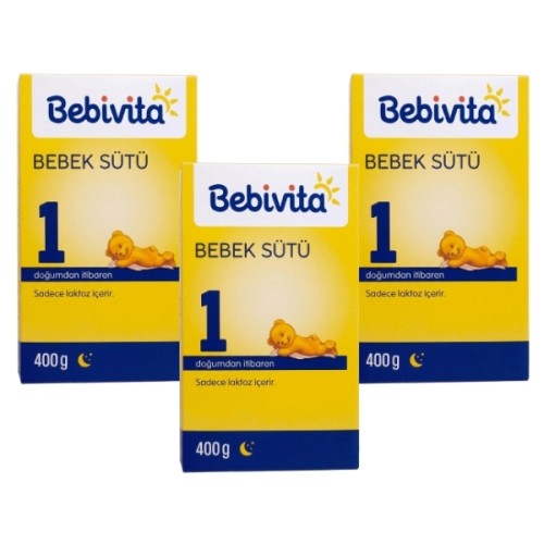 Bebivita Bebek Sütü 1 No 400 gr x 3 Adet