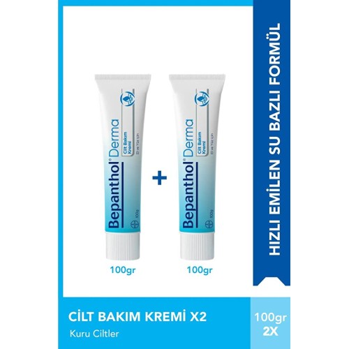 Bepanthol Derma Cilt Bakım Kremi 100 gr x 2 Adet