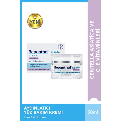 Bepanthol Derma Expert Aydınlatıcı Yüz Bakım Kremi 50 ml Bepanthol Derma Expert Aydınlatıcı Yüz Bakım Kremi 50 ml