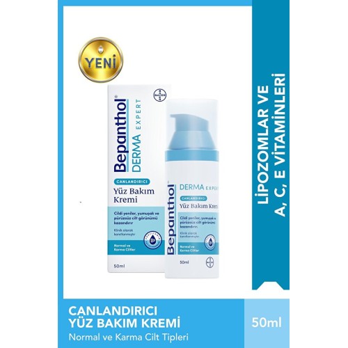 Bepanthol Derma Expert Canlandırıcı Yüz Bakım Kremi 50 ml