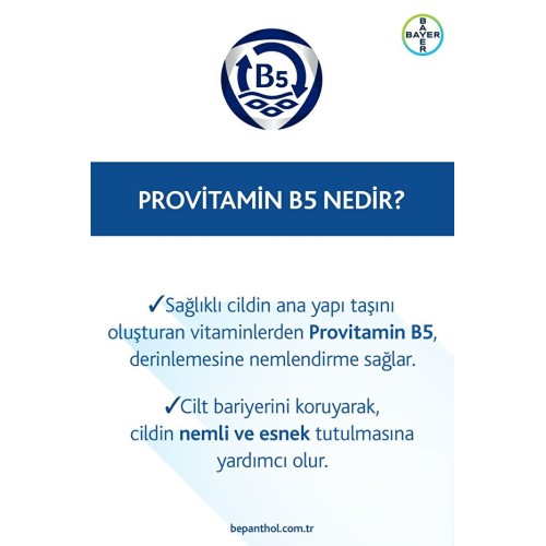 Bepanthol Kuru ve Çatlak Dudaklar İçin Dudak Bakım Kremi 7,5 ml