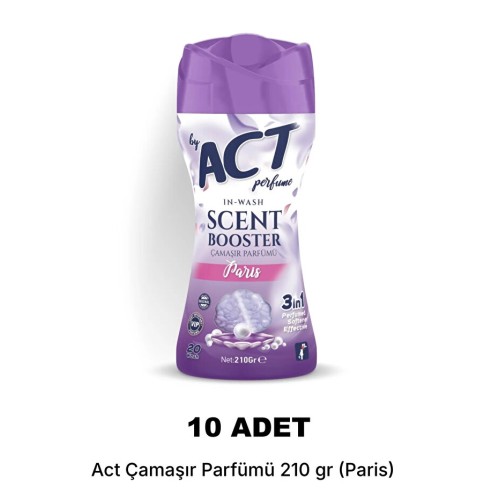 By Act Çamaşır Parfümü Paris 210 gr x 10 Adet