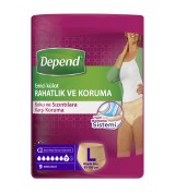 Depend Emici Külot Büyük Boy Kadın 9 lu