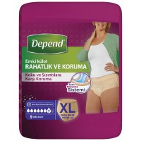 Depend Emici Külot Kadın Extra Büyük 9 lu