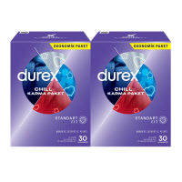 Durex Chill Karma Standart Fit Prezervatif 30 lu x 2 Adet