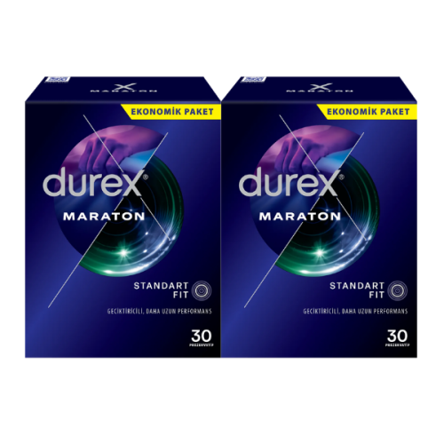 Durex Maraton Standart Fit Geciktiricili Prezervatif 30 lu x 2 Adet Durex Maraton Standart Fit Geciktiricili Prezervatif 30 lu x 2 Adet