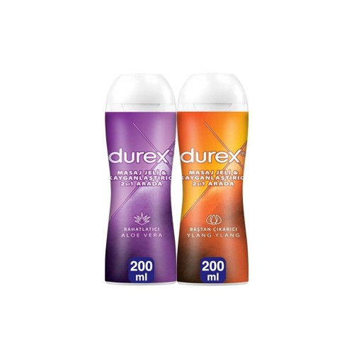 Durex Play Kayganlaştırıcı Aloe Vera ve Ylang Ylang Masaj Jeli Seti Durex Play Kayganlaştırıcı Aloe Vera ve Ylang Ylang Masaj Jeli Seti