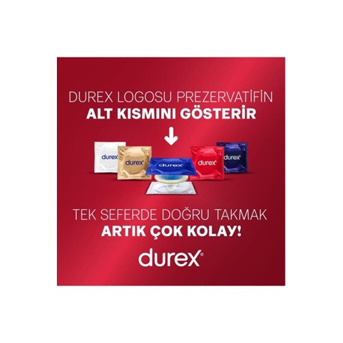 Durex Yakın Hisset Standart Fit Kayganlaştırıcılı Prezervatif 30 lu x 2 Adet Durex Yakın Hisset Standart Fit Kayganlaştırıcılı Prezervatif 30 lu x 2 Adet